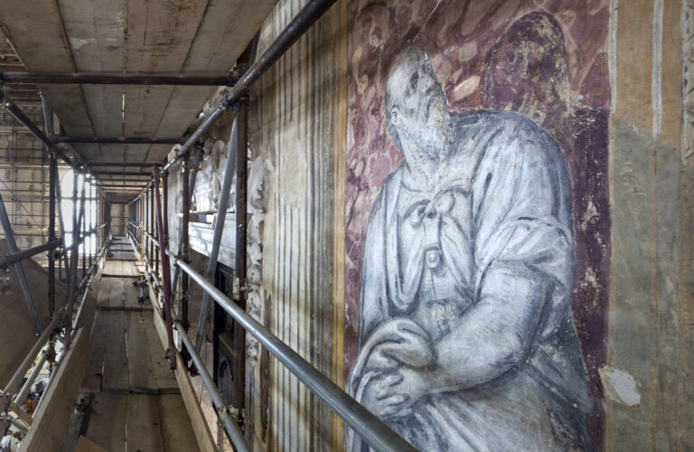 Misericordia-Restoration of frescoes