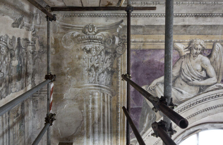 Misericordia-Restoration of frescoes