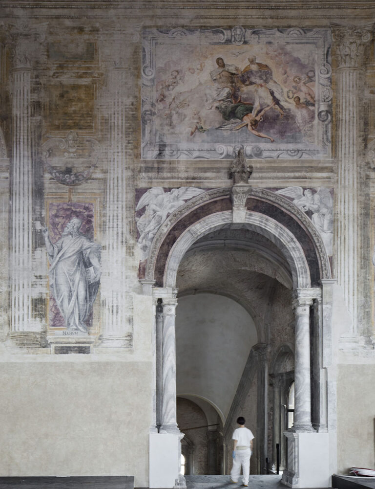 Misericordia-Restoration of frescoes