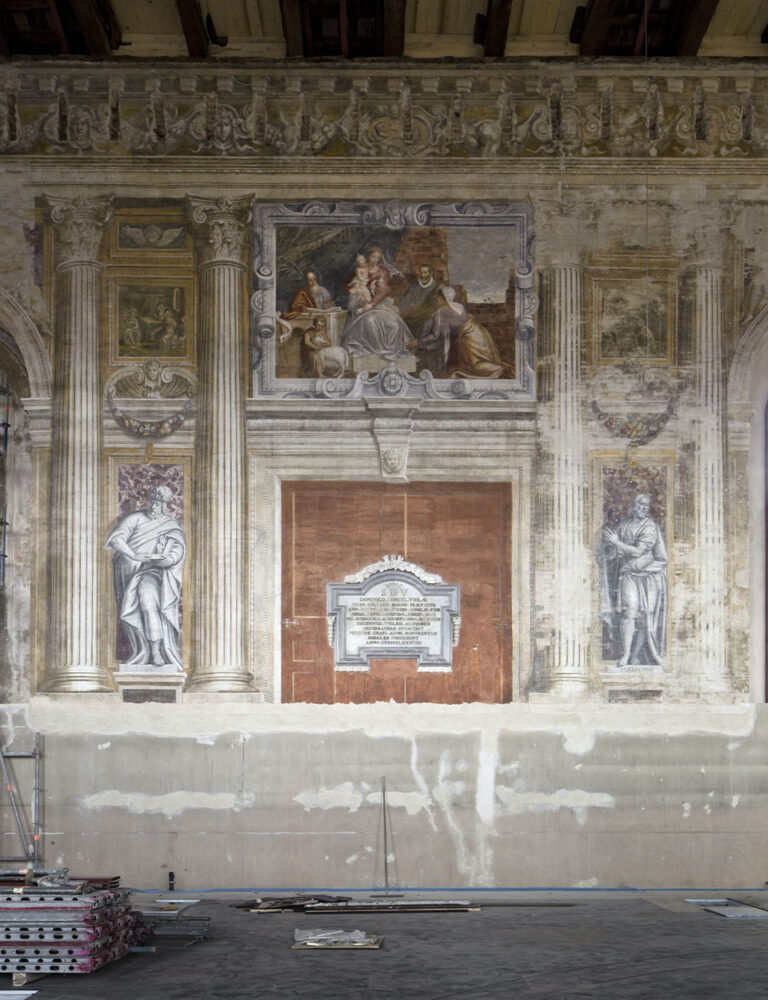 Misericordia-Restoration of frescoes